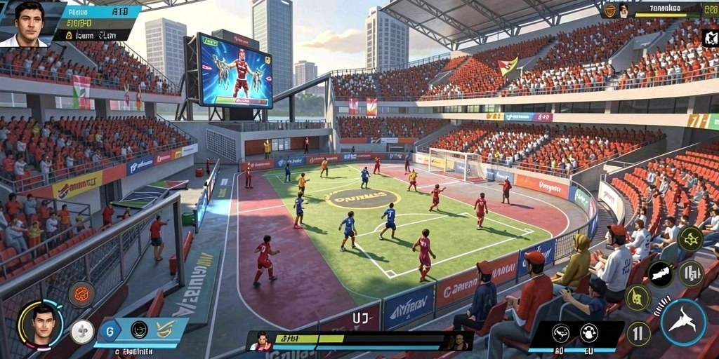 watitoto - Screenshot saat bermain mode kompetitif dengan teman.